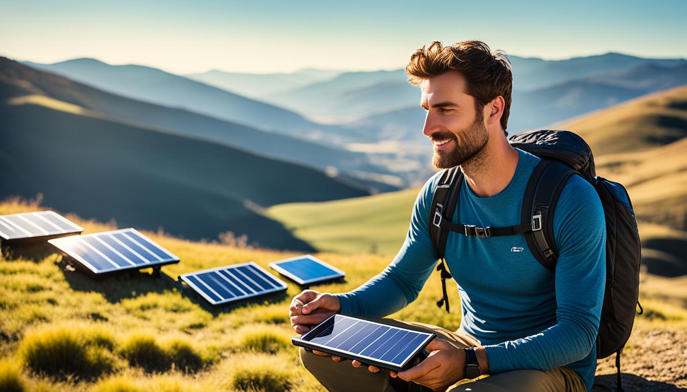 batterie nomade avec panneaux solaires