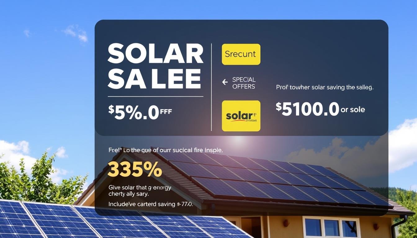 offres spéciales panneau solaire