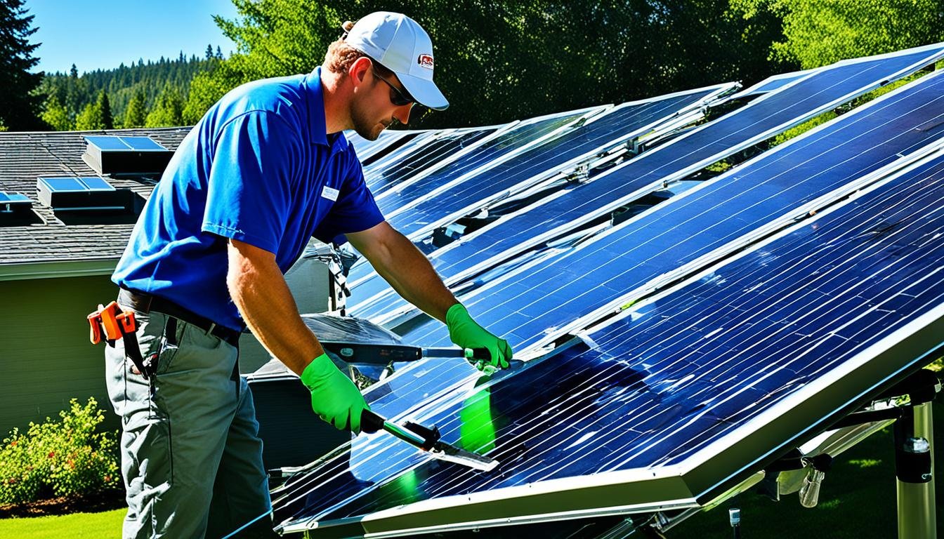 entretien panneaux solaires
