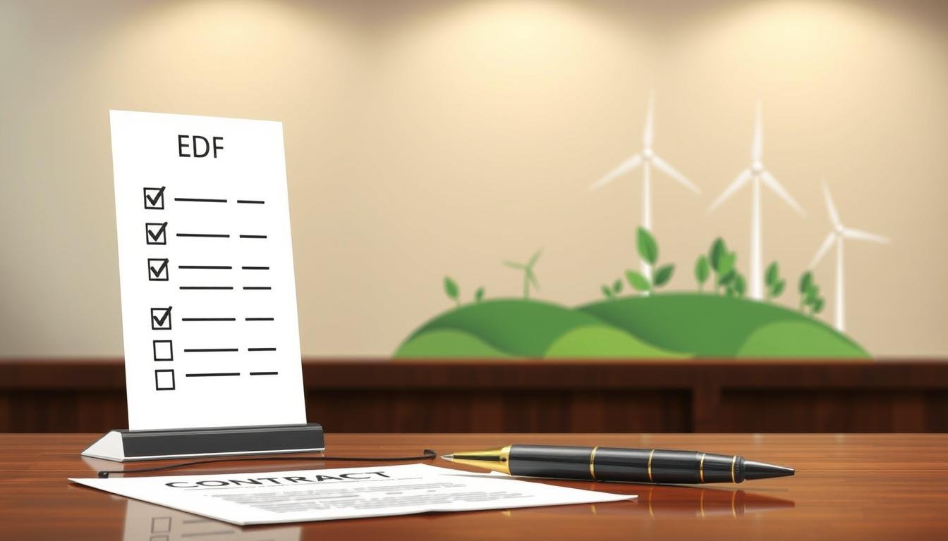 procédure de contractualisation EDF