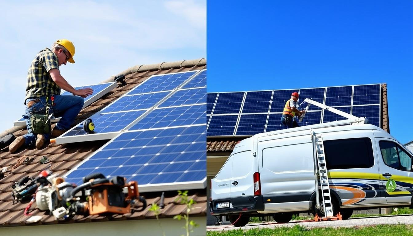 installer panneaux solaires soi-même et installation professionnelle de panneaux solaires