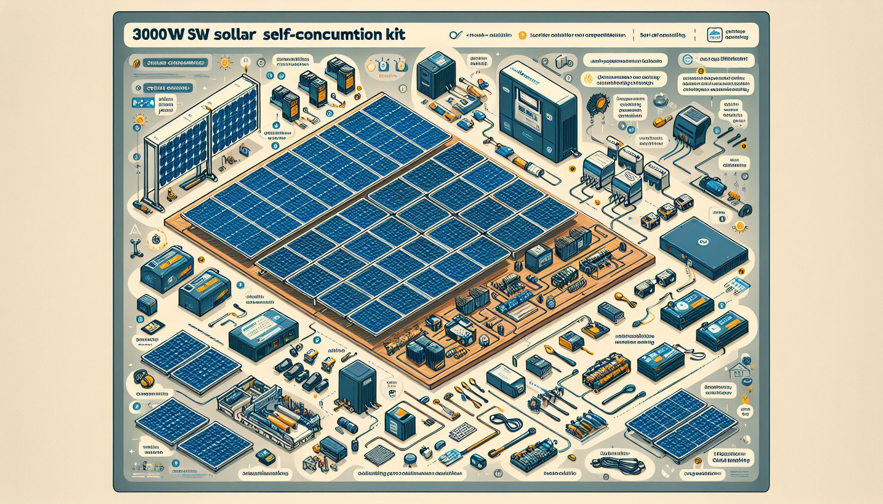 kit solaire autoconsommation 3000w guide complet Kit Solaire Autoconsommation 3000w - Guide Complet