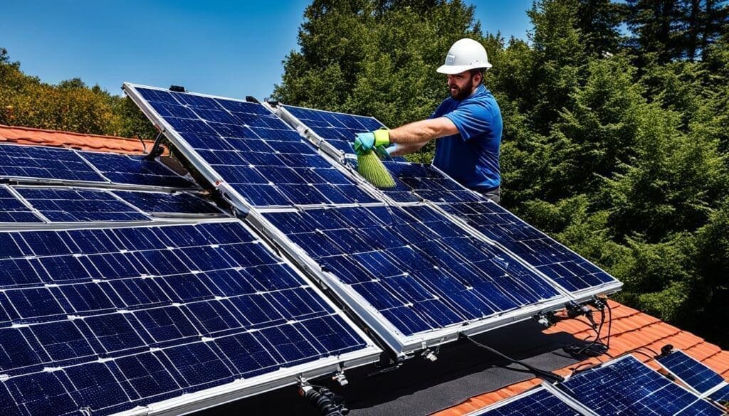 balai télescopique pour panneaux photovoltaïque 6m