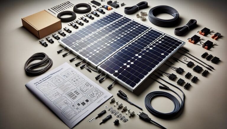 Kit Panneau Solaire 220V: Branchement Facile