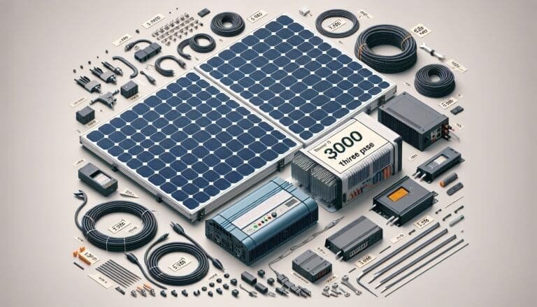 Kit Triphasé 3000W: Prix Panneau Photovoltaïque