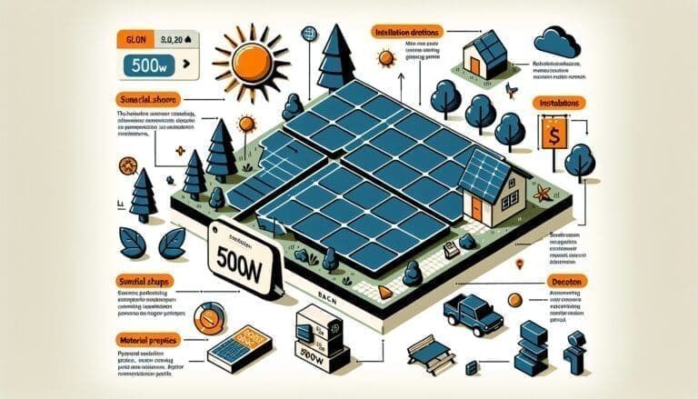 Panneau Solaire 500W : Guide d’Achat et Prix