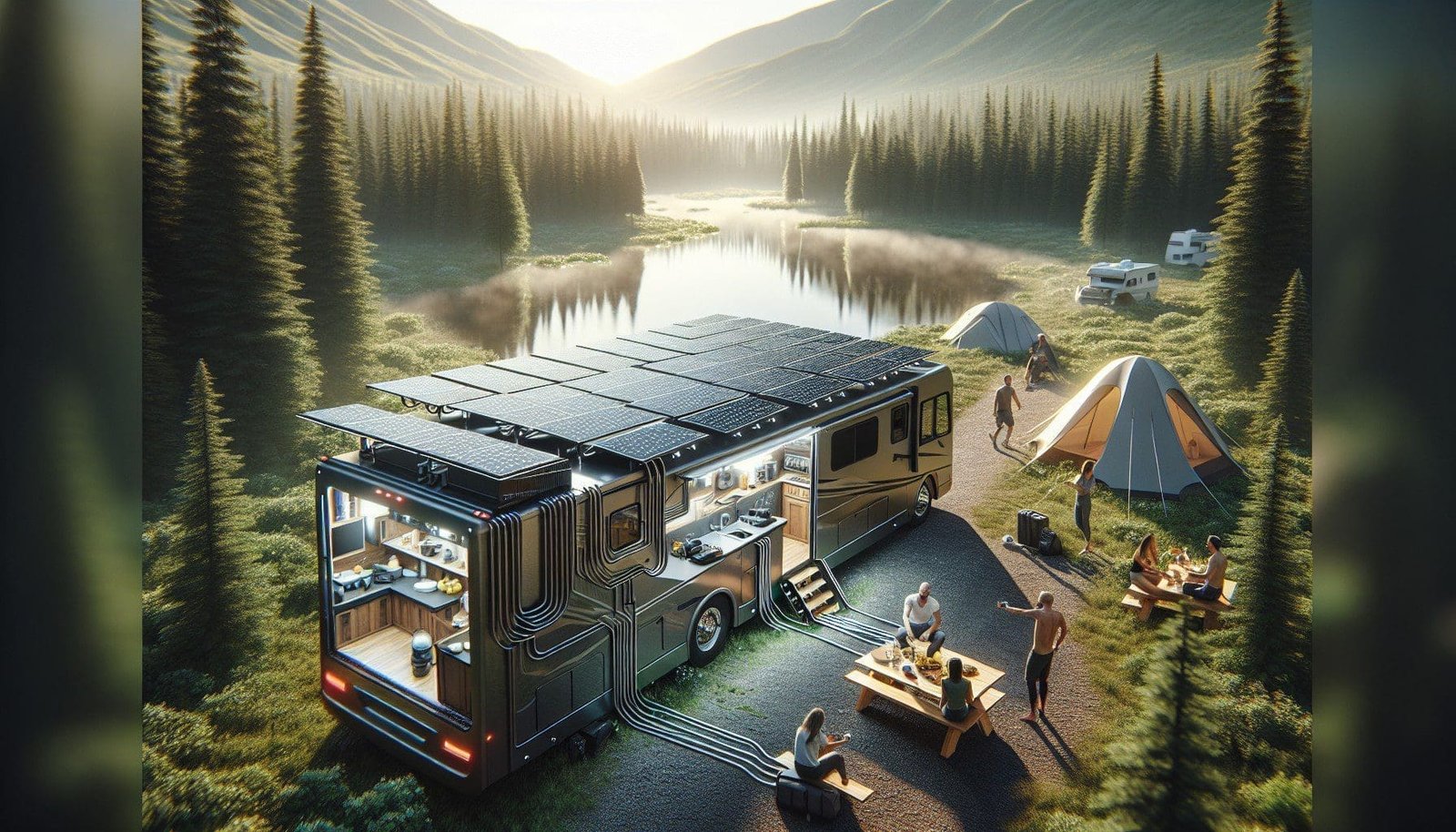 panneau solaire camping car energie autonome en voyage
