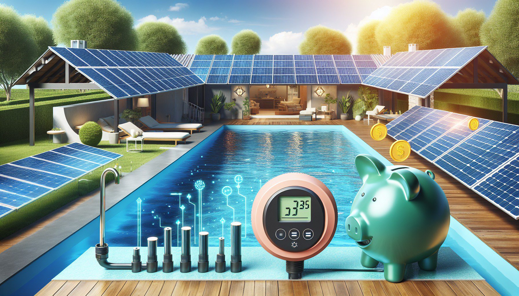 panneau solaire piscine energie verte et economies Panneau Solaire Piscine : Énergie Verte et Économies