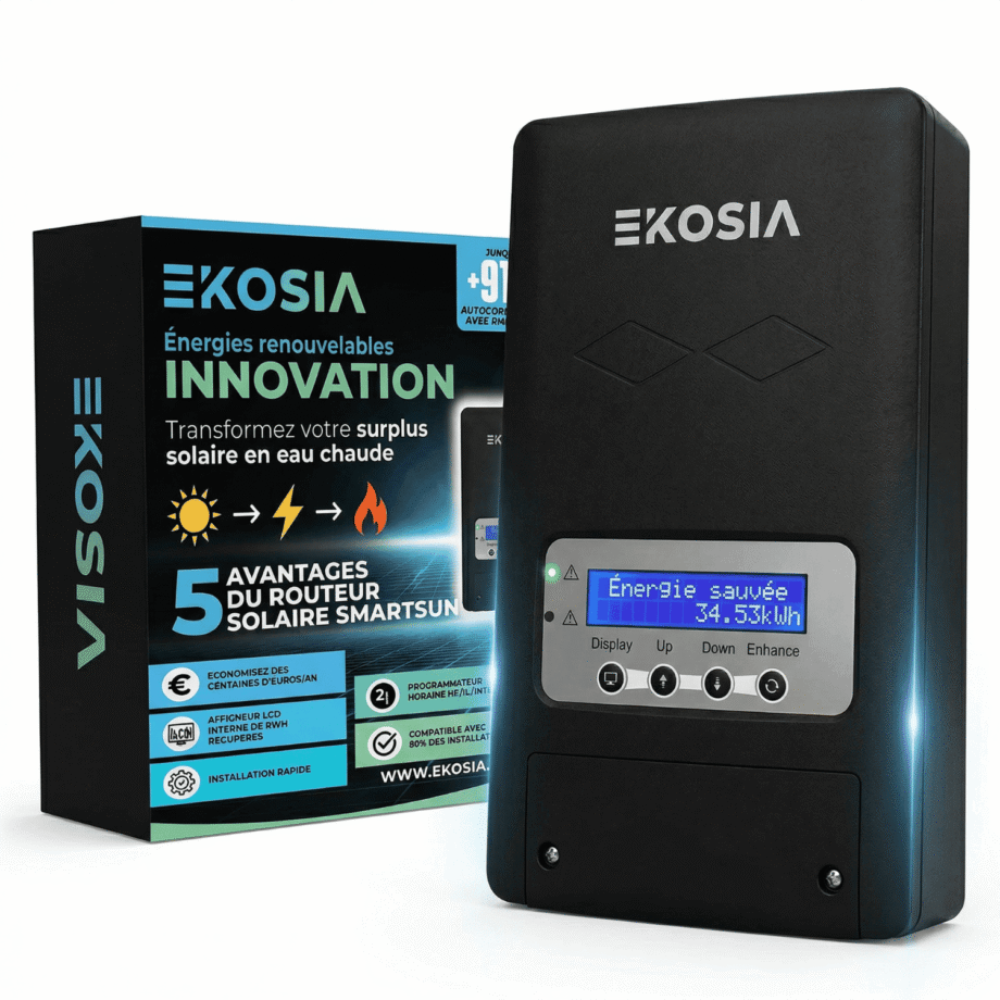 routeur solaire chauffe eau EKOSIA