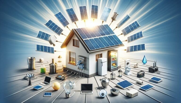 Alimenter quoi avec un panneau solaire 6000w?