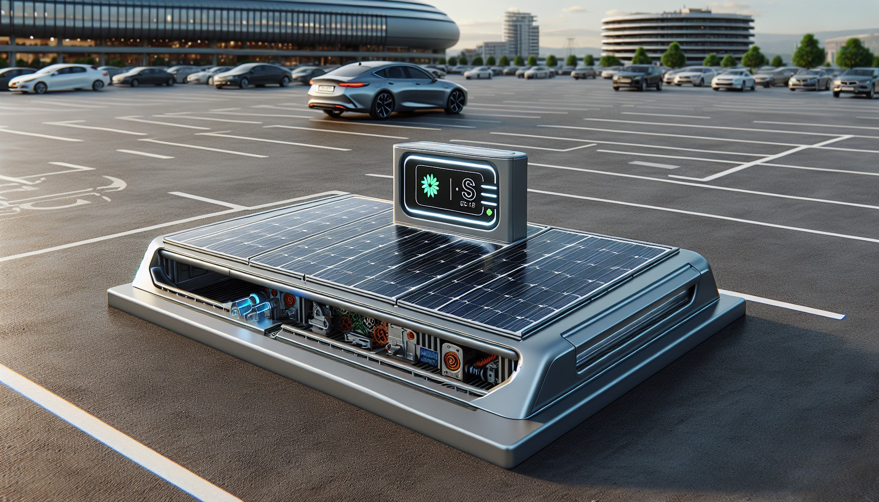 barriere de parking solaire ecologique et pratique