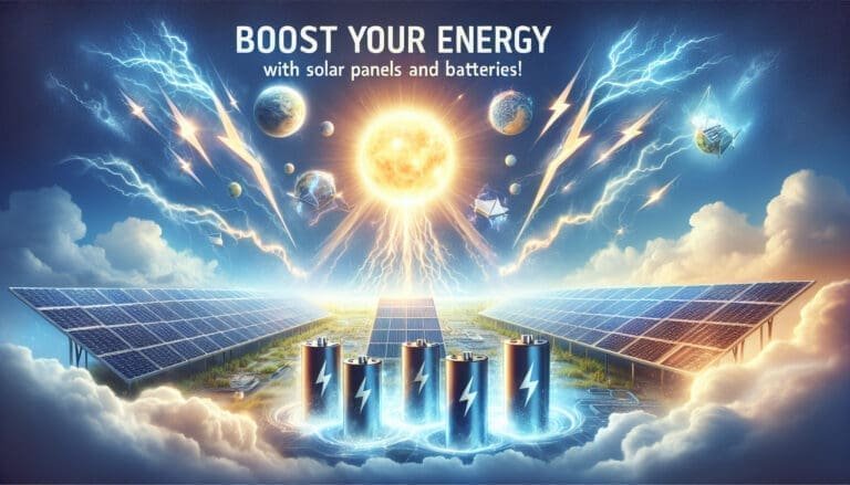 Boostez votre énergie avec des panneaux solaires et des batteries