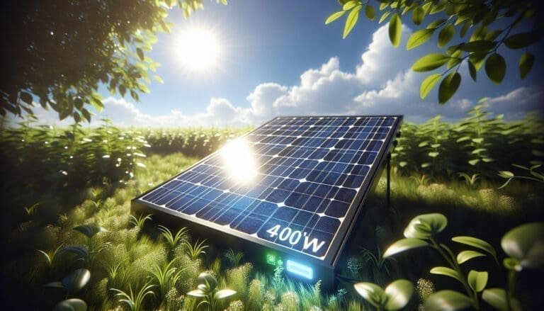 Exploitez l’énergie solaire avec un panneau de 400 W