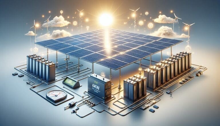 Kit solaire 6KW avec batterie – Énergie durable