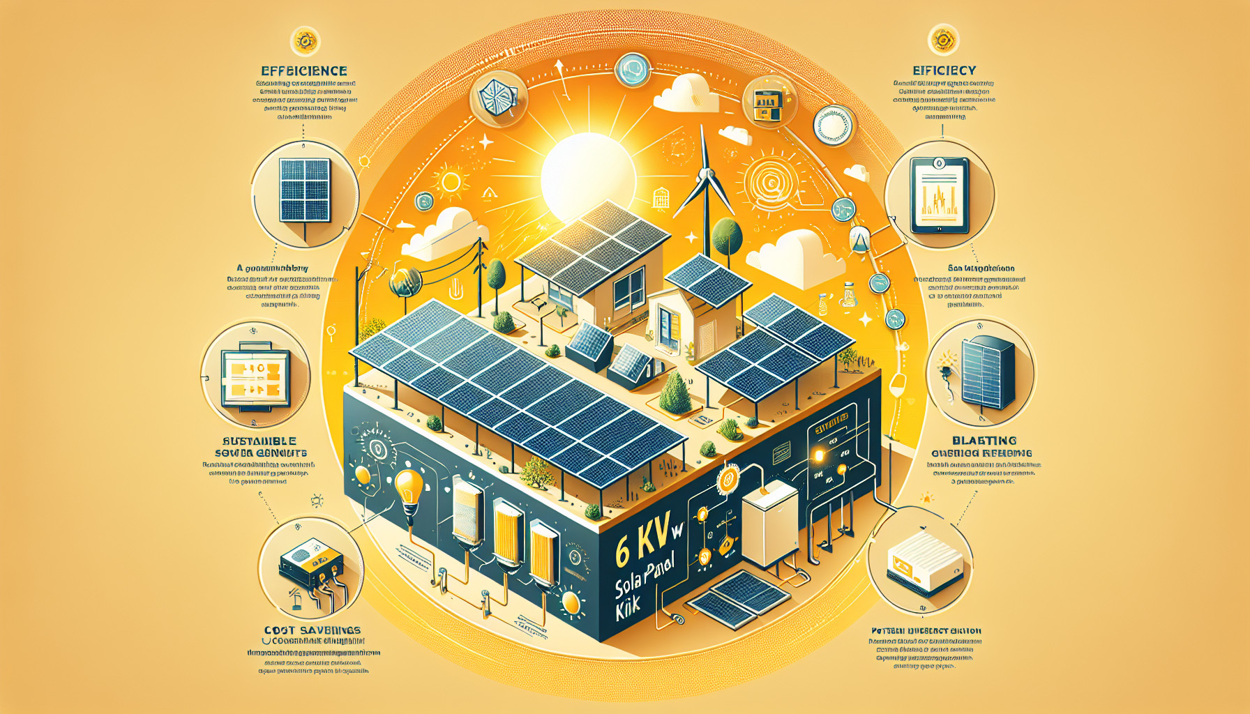 principaux avantages des kits de panneaux solaires de 6 kw Principaux avantages des kits de panneaux solaires de 6 kW