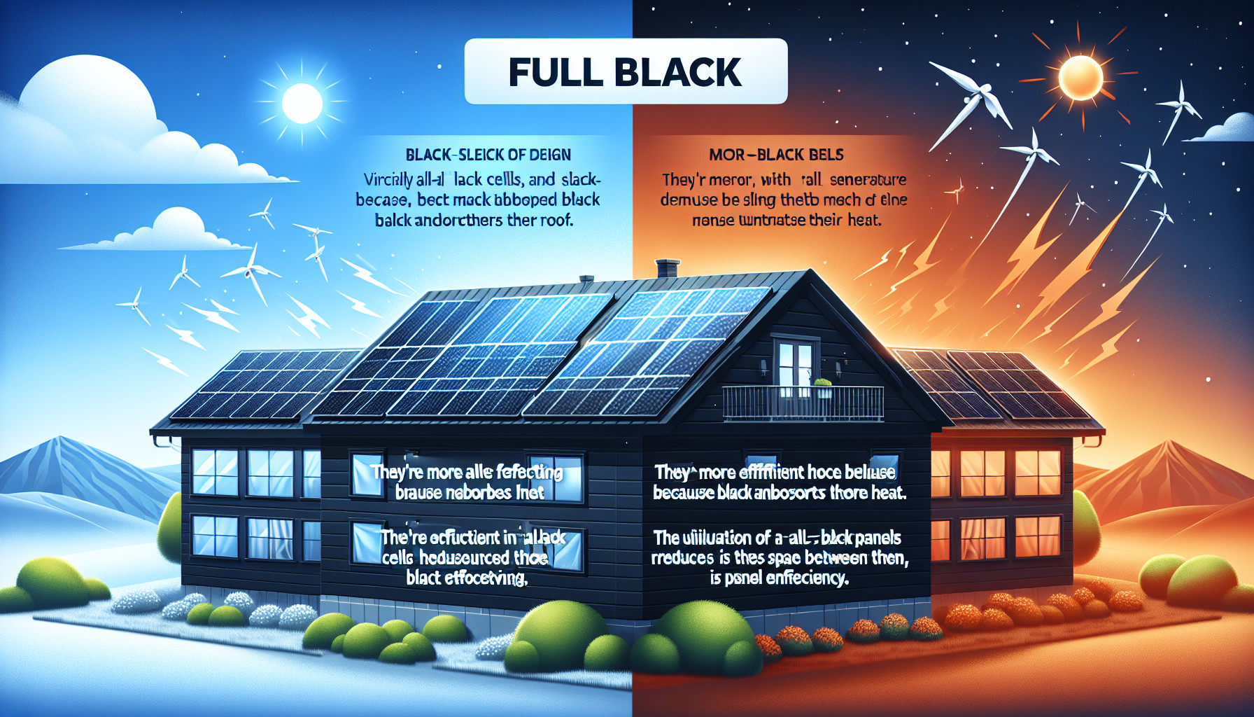 avantages des panneaux solaires full black Avantages des panneaux solaires Full Black