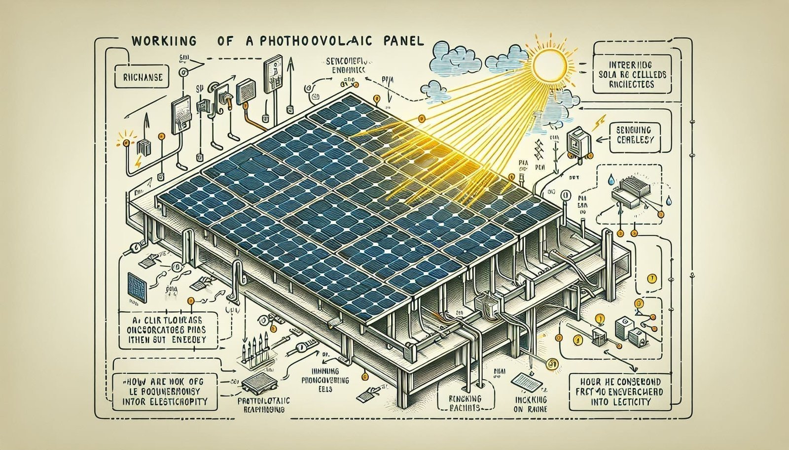 comprendre le panneau photovoltaique