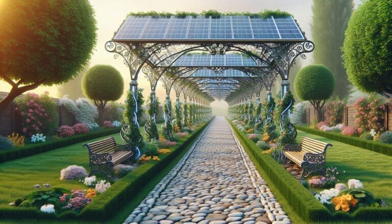 Embellissez votre allée avec des pergolas solaires