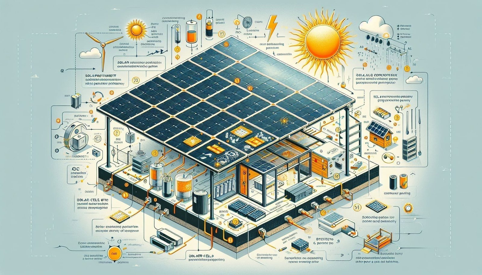 le fonctionnement des panneaux photovoltaiques