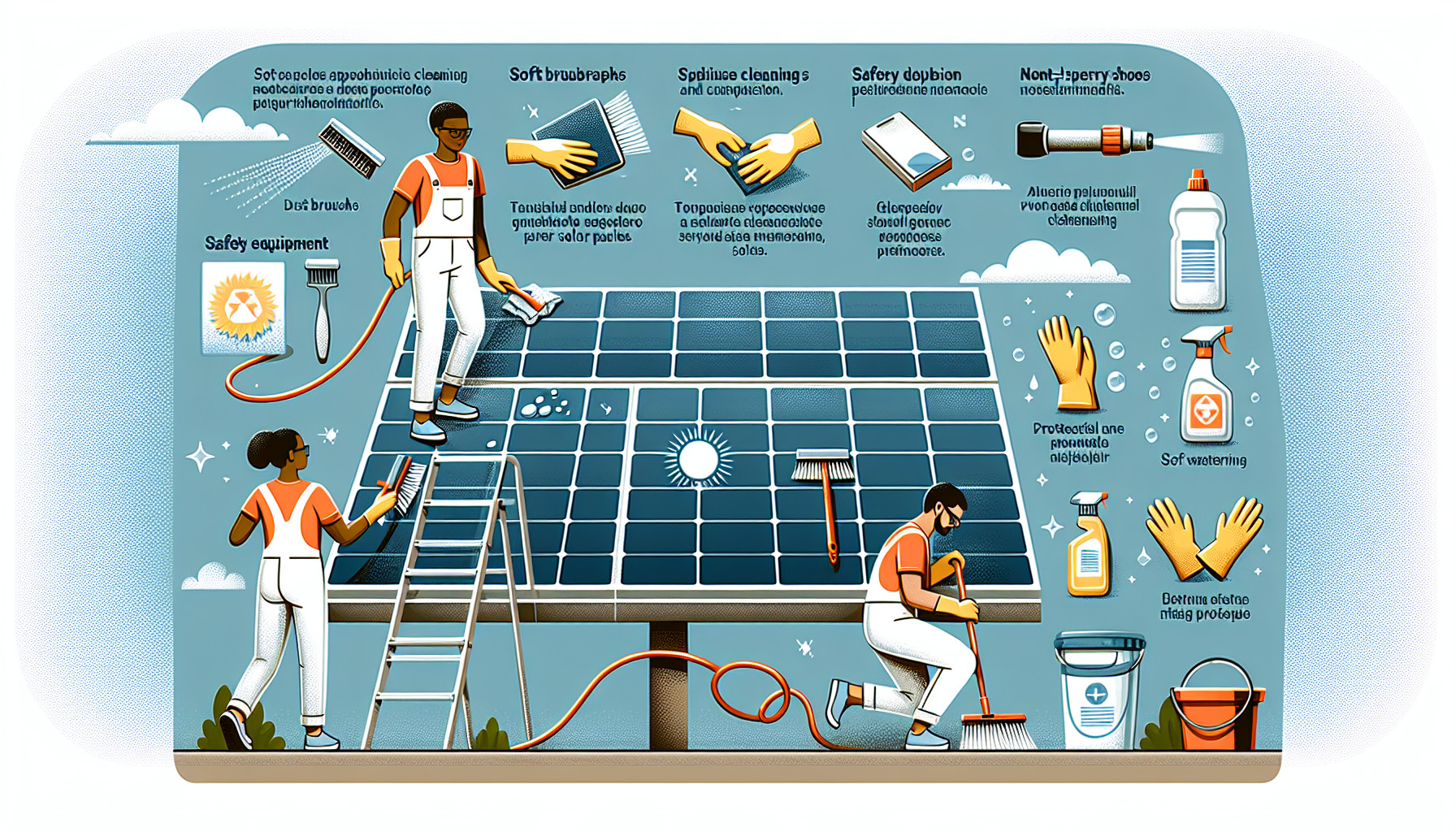 les meilleures methodes pour nettoyer les panneaux photovoltaiques Les meilleures méthodes pour nettoyer les panneaux photovoltaïques