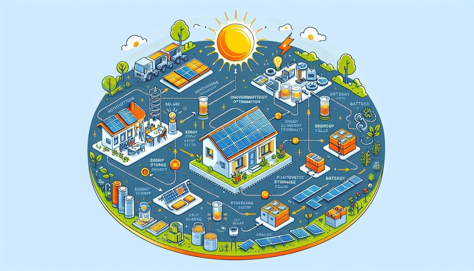 optimisation de la chaine energetique des panneaux solaires