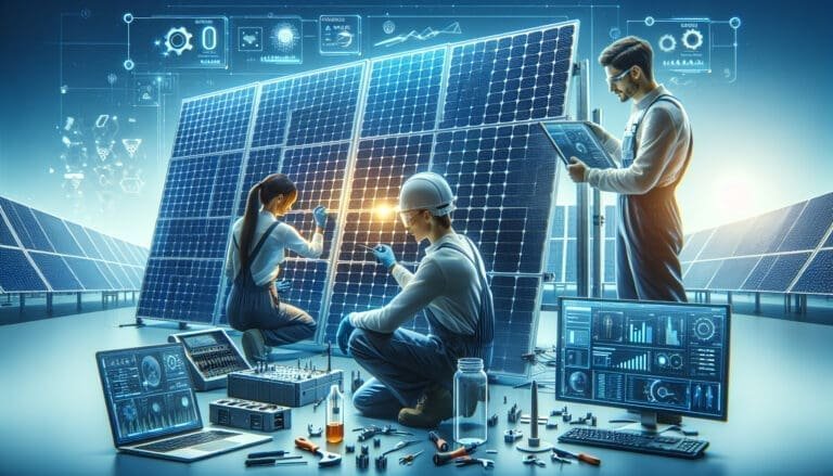 Optimisation des panneaux solaires triphasés