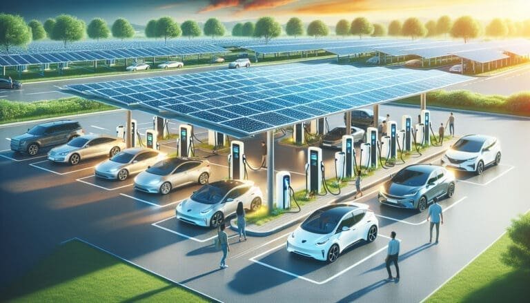 Solutions de recharge de voiture intelligentes alimentées par l’énergie solaire