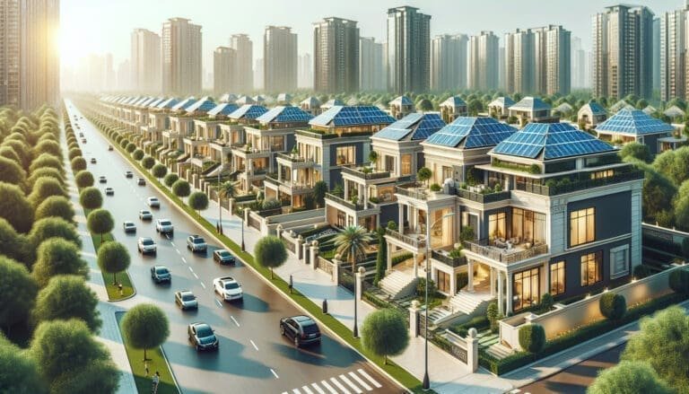 Tendance à la hausse : les panneaux photovoltaïques dans les maisons de luxe urbaines