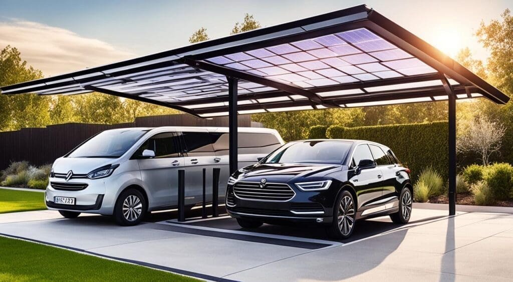 Carport panneau solaire