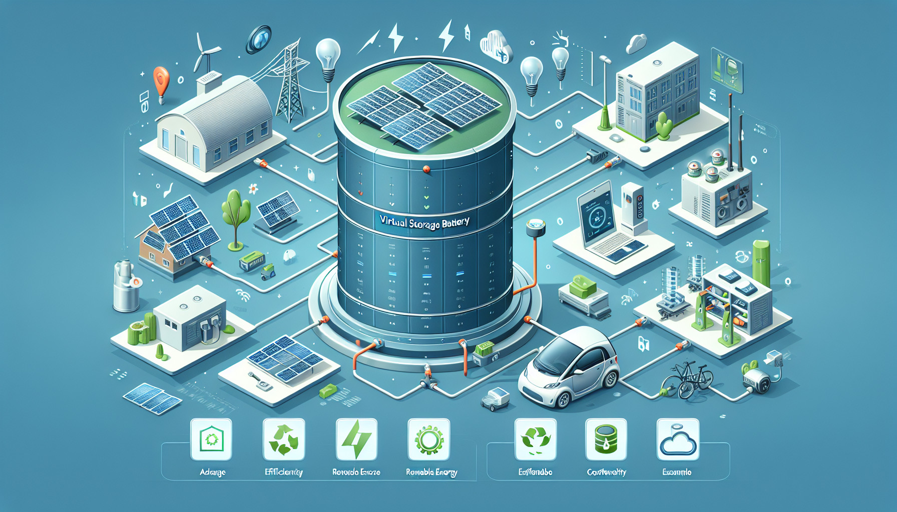 batterie de stockage virtuelle avantages et usages Batterie de Stockage Virtuelle : Avantages et Usages