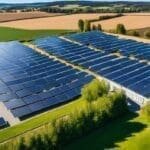 combien rapporte 100 m2 de panneau solaire