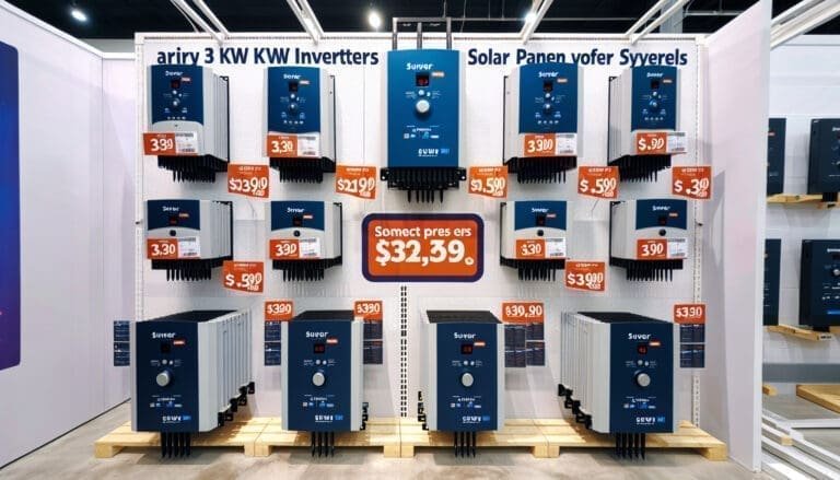 Meilleurs prix des onduleurs 3 kW pour panneaux solaires