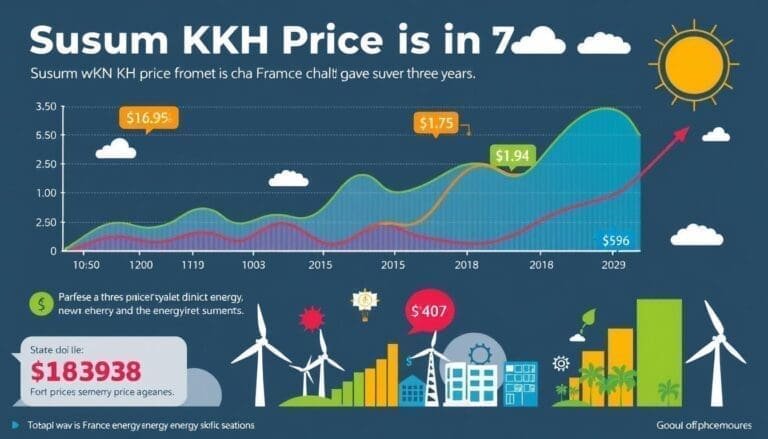 Prix de Vente du Surplus de kWh en France depuis 3 Ans