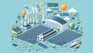 combien de panneaux photovoltaiques pour 5000 kw