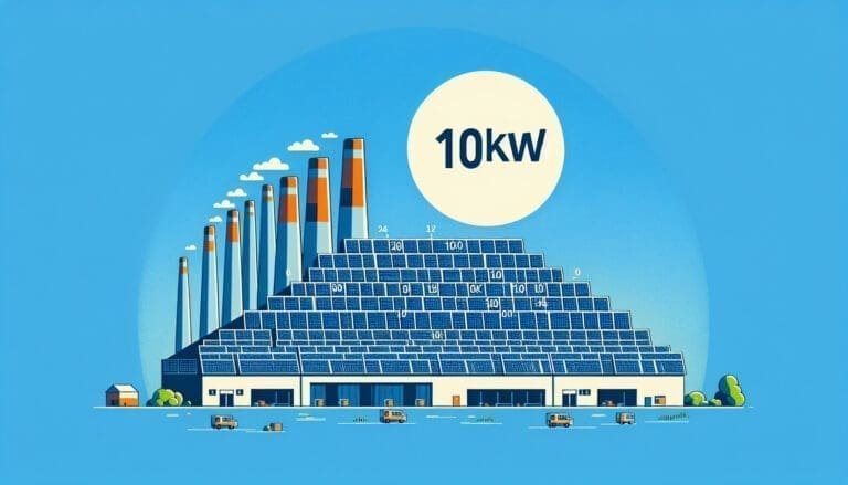 Combien de Panneaux Solaires pour 10kW ?