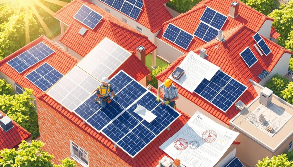 démarches administratives pour l'installation panneaux solaires