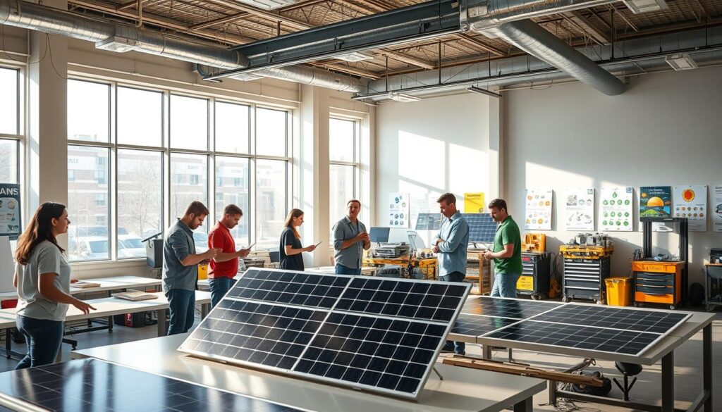 formation spécialisée panneaux solaires