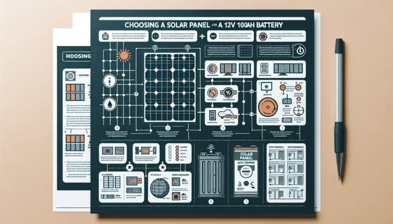 Guide: Choisir un Panneau Solaire pour Batterie 12V 100Ah