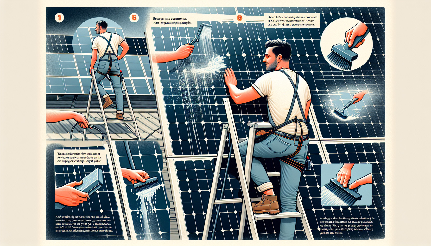 guide pour nettoyer vos panneaux photovoltaiques Guide pour Nettoyer vos Panneaux Photovoltaïques