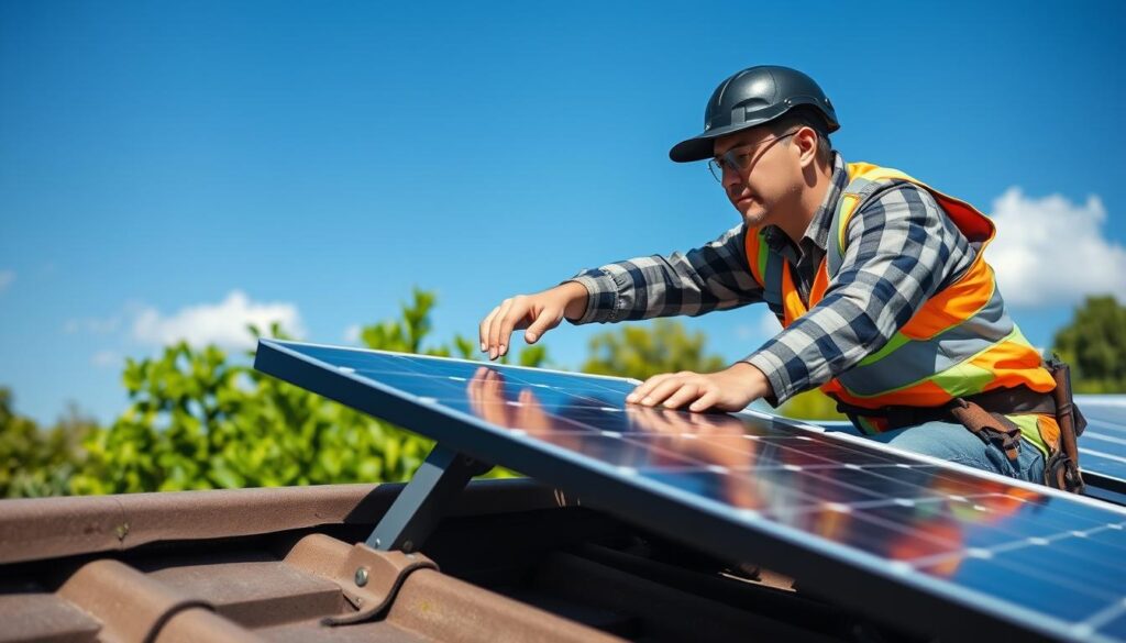 métier installateur photovoltaïque