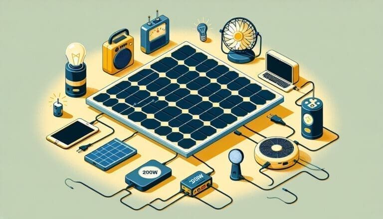 Que Peut Alimenter un Panneau Solaire 200W ?
