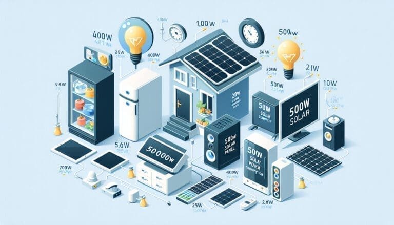 Que peut alimenter un panneau solaire de 5000W ?