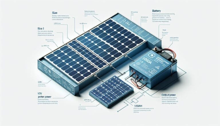 Quel panneau solaire pour batterie 12V 100Ah ?