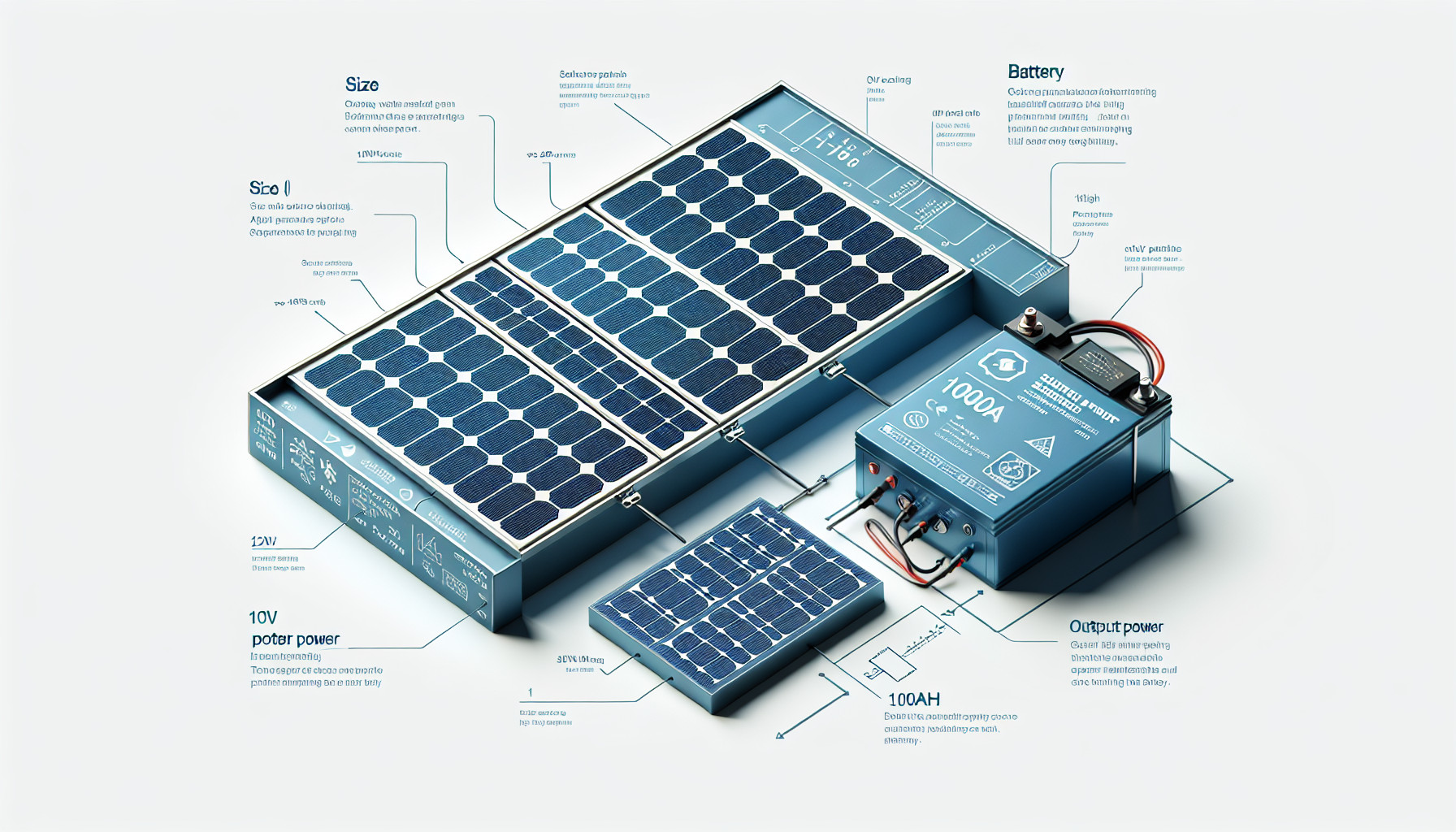 quel panneau solaire pour batterie 12v 100ah Quel panneau solaire pour batterie 12V 100Ah ?