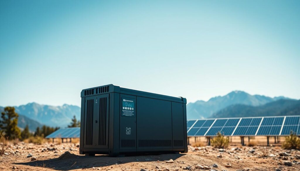 Batterie solaire pour site isolé