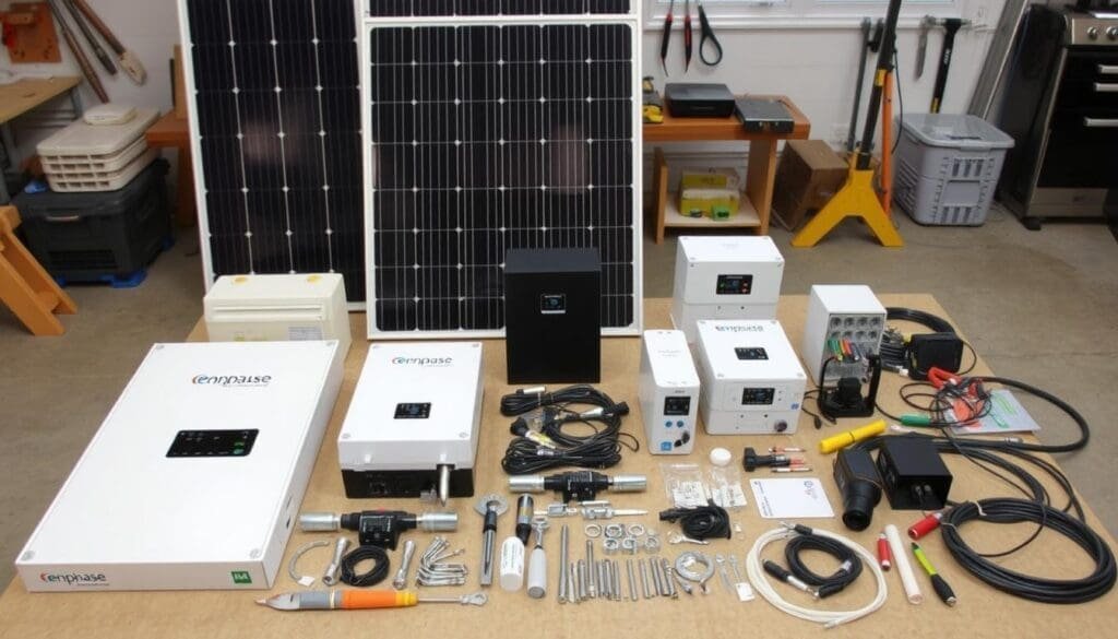 Composants pour l'installation des micro-onduleurs Enphase