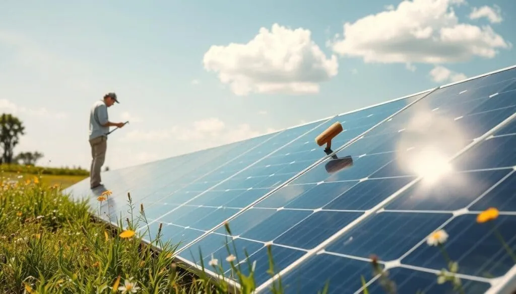 Entretien des panneaux solaires