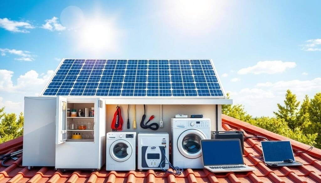 Équipements alimentés par panneau solaire 3kWc