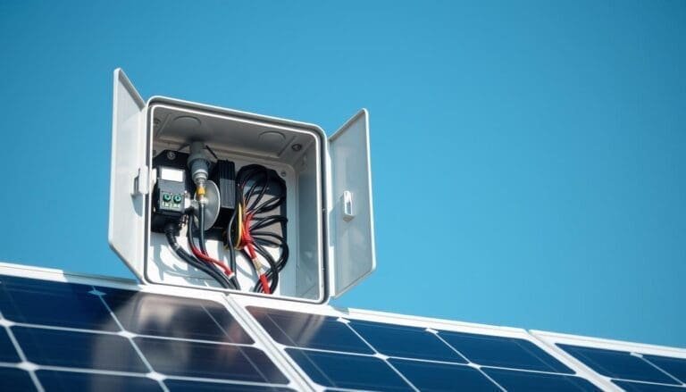 boitier panneau solaire