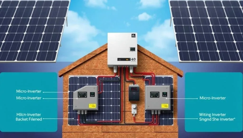branchement électrique micro-onduleurs